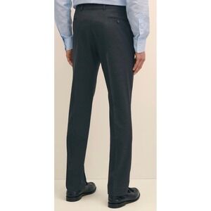 Brooks Brothers Regent Fit Wool Blend Dress Pants Charcoal Grey Mens 36x30